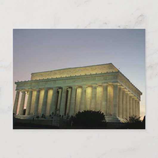 Lincoln Memorial nachtscène Briefkaart (Voorkant)