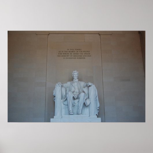 Lincoln Memorial Poster (Voorkant)