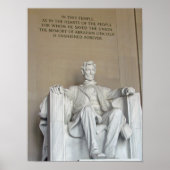 Lincoln Memorial Poster (Voorkant)