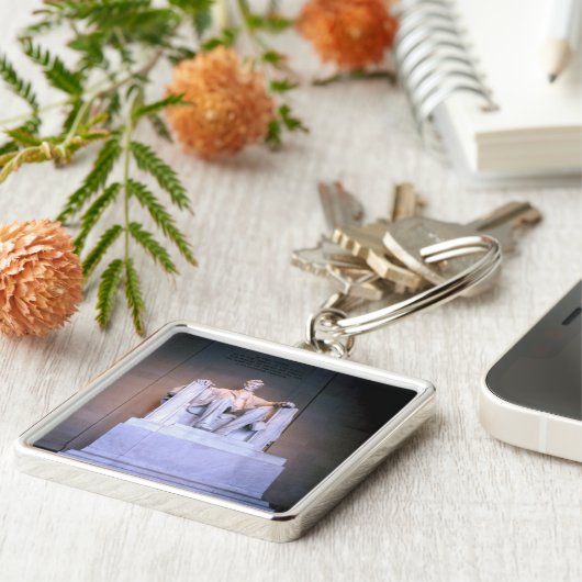 Lincoln Memorial Premium Sleutelhanger (Zijkant)