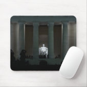 Lincoln Memorial 's nachts Muismat (Met muis)