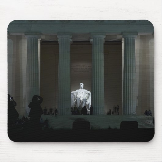 Lincoln Memorial 's nachts Muismat (Voorkant)