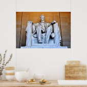 Lincoln Memorial Statue, Washington D.C. Poster (Keuken)