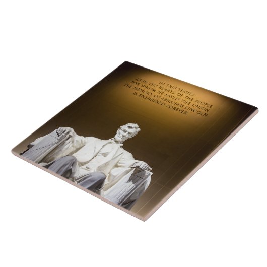 LINCOLN MEMORIAL TEGELTJE (Zijkant)