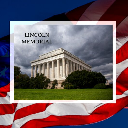 Lincoln Memorial viering 250 Briefkaart