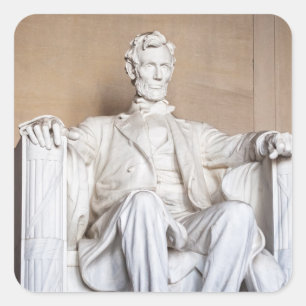 Lincoln Memorial Vierkante Sticker