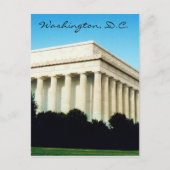Lincoln Memorial Washington D.C. Briefkaart (Voorkant)