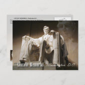 Lincoln Memorial, Washington, D.C. Briefkaart (Voorkant / Achterkant)