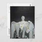Lincoln Memorial Washington DC 001 Briefkaart (Voorkant / Achterkant)