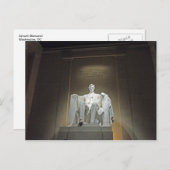 Lincoln Memorial Washington DC 002 Briefkaart (Voorkant / Achterkant)