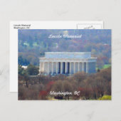 Lincoln Memorial Washington DC 003 Briefkaart (Voorkant / Achterkant)