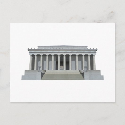 Lincoln Memorial: Washington DC Briefkaart (Voorkant)
