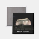 Lincoln Memorial, Washington DC Magneet (Voorkant / Achterkant)