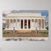 Lincoln Memorial, Washington DC Poster (Voorkant)