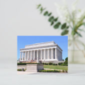 Lincoln Memorial Washington DC Reis Briefkaart (Staand voorkant)