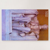Lincoln Memorial Washington. Jigzaag Puzzle Legpuzzel (Horizontaal)