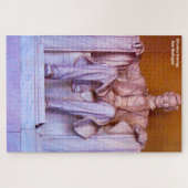 Lincoln Memorial Washington. Jigzaag Puzzle Legpuzzel (Horizontaal)