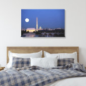 Lincoln Memorial, Washington Monument, VS Canvas Afdruk (Insitu (Slaapkamer))