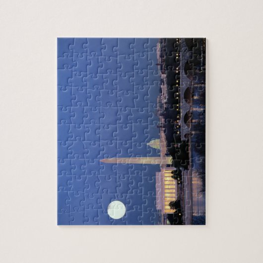 Lincoln Memorial, Washington Monument, VS Legpuzzel (Verticaal)