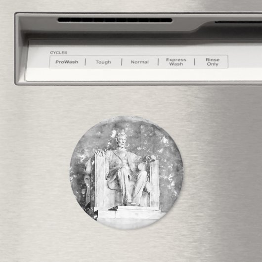 Lincoln Memorial waterverf Magneet (Insitu (Vaatwasser))