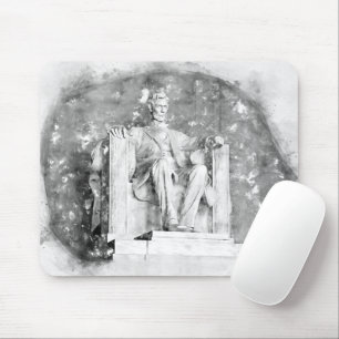 Lincoln Memorial waterverf Muismat