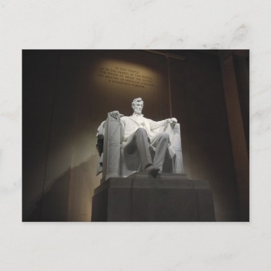 Lincoln MemorialPostcard Briefkaart (Voorkant)