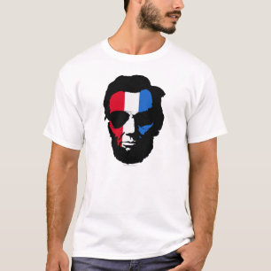 Lincoln met de Zonnebril van de Vliegenier - Rood T-shirt