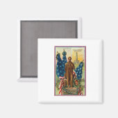 Lincoln Monument Springfield Ill  Americana Magneet (Voorkant / Achterkant)