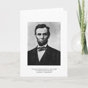 Lincoln "Mooie Vrouw" Love Wenskaart Kaart