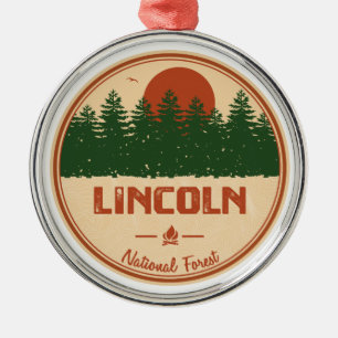 Lincoln National Forest Metalen Ornament