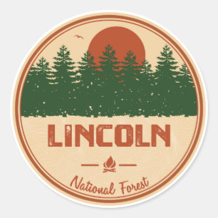Lincoln National Forest Ronde Sticker