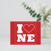 Lincoln (NE) Tailgate Invitation Briefkaart (Staand voorkant)