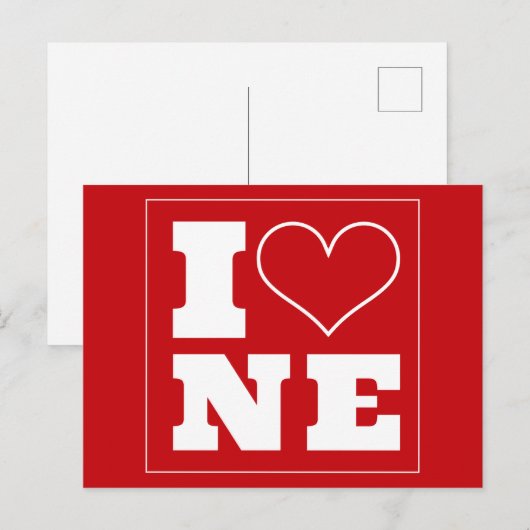 Lincoln (NE) Tailgate Invitation Briefkaart (Voorkant / Achterkant)