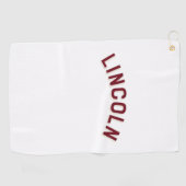 Lincoln, Nebraska  Arch Golfhanddoek (Horizontaal)