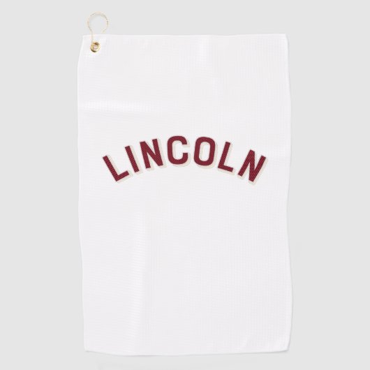 Lincoln, Nebraska  Arch Golfhanddoek (Voorkant)