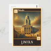 Lincoln, Nebraska |  Briefkaart (Voorkant / Achterkant)