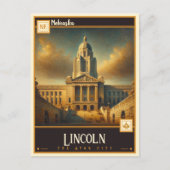 Lincoln, Nebraska |  Briefkaart (Voorkant)