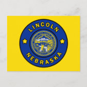 Lincoln Nebraska Briefkaart (Voorkant)