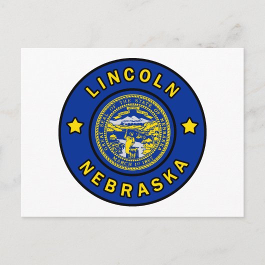 Lincoln Nebraska Briefkaart (Voorkant)