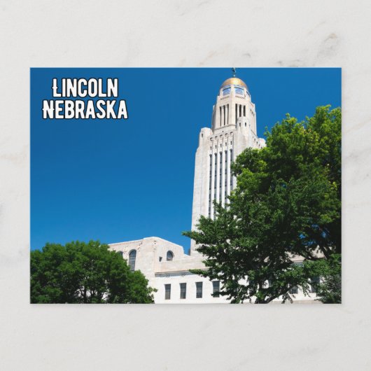 Lincoln Nebraska-Briefkaart Briefkaart (Voorkant)