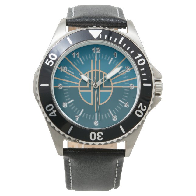 Lincoln (Nebraska) City flag Watch Horloge (Voorkant)