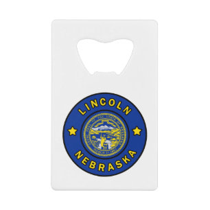 Lincoln Nebraska Creditkaart Flessenopener