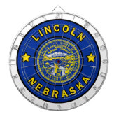 Lincoln Nebraska Dartbord (Voorkant)