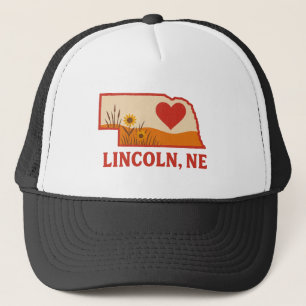 Lincoln Nebraska Heartland Retro Midwest Trucker Pet