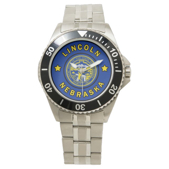 Lincoln Nebraska Horloge (Voorkant)
