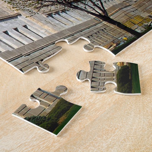 Lincoln Nebraska, kerstcadeautjes Legpuzzel (Zijkant)