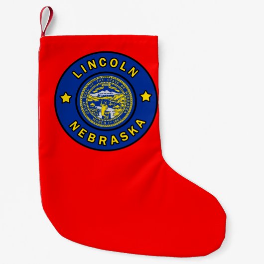 Lincoln Nebraska Kleine Kerstsok (Voorkant)