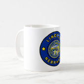 Lincoln Nebraska Koffiemok (Voorkant links)