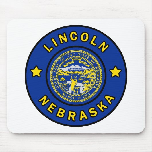 Lincoln Nebraska Muismat (Voorkant)