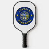 Lincoln Nebraska Pickleball Paddle (Voorkant)
